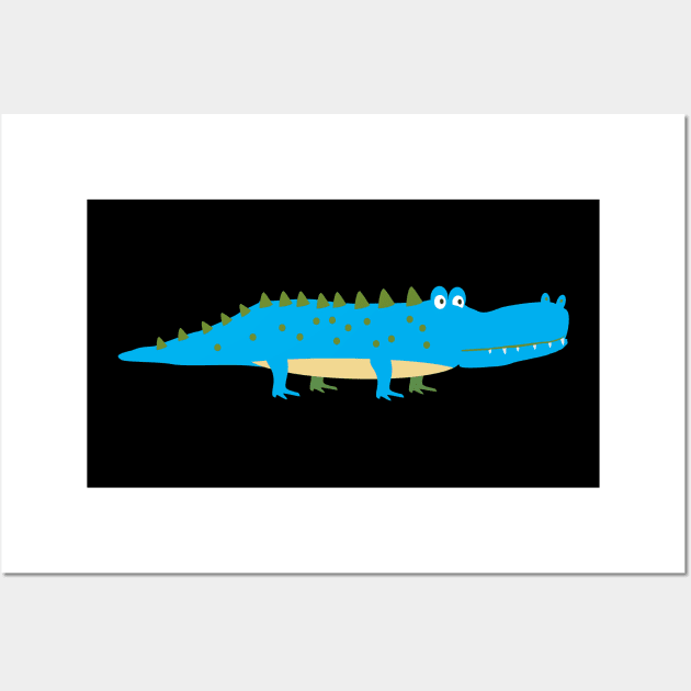 Crocodile Wall Art by Dojaja